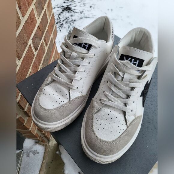 Women's Vintage Havana Ream Cheetah  Hide Platform Sneaker Sz 7.5 - Picture 2 of 11